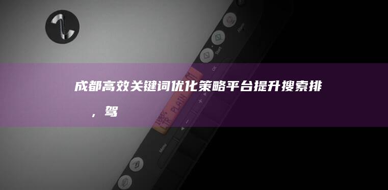 成都高效关键词优化策略平台：提升搜索排名，驾驭数字营销新时代